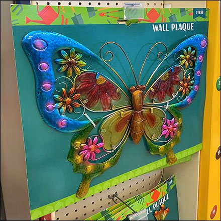 Decorative Wall-Plaque Powerwing Display