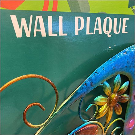 Decorative Wall-Plaque Powerwing Display