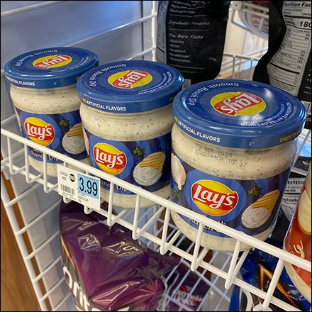 Lays Ranch-Dip Wire-Shelf Merchandising