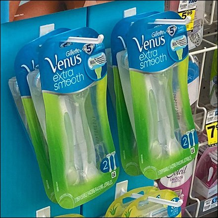 Venus Razor Corrugated Display-Hook