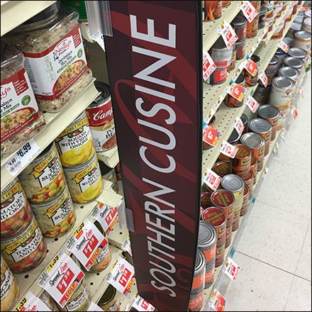 Southern Cuisine Category Definition Sign