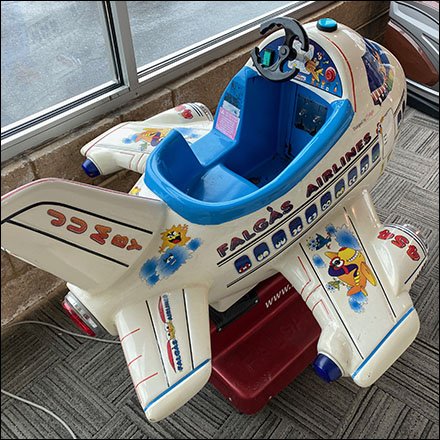 Coin-Operated Kiddie Airplane Ride