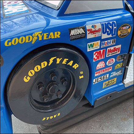 Coin-Operated Kiddie NASCAR Ride