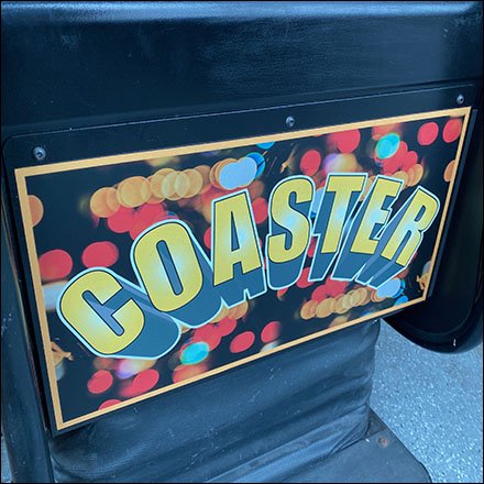 Coin-Operated Kiddie Rollercoaster Ride