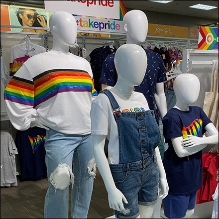 #TakePride Mannequin Visual Merchandising