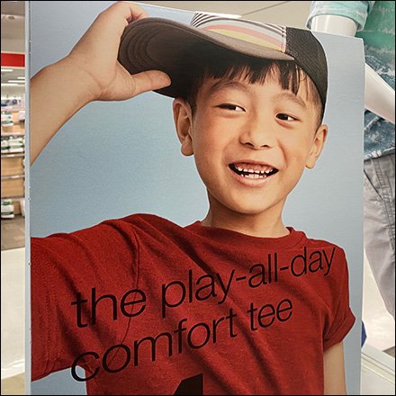 Play-All-Day Comfort Tee Display