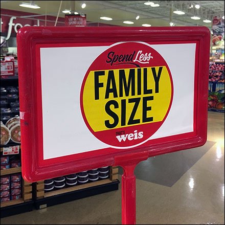 Family-Size Brownies and Cookies Sign