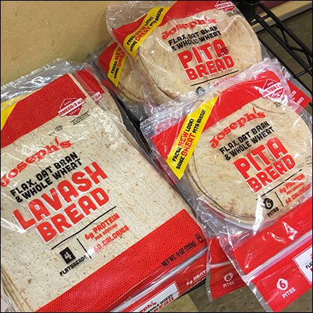 Low-Profile Lavash Flatbread Dunnage Rack