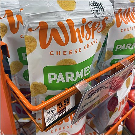 Whisps Cheese Crisps Custom Rack