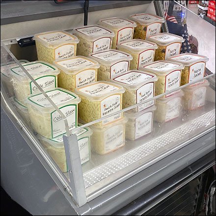 Assorted Salad Rank-and-File Cooler Display