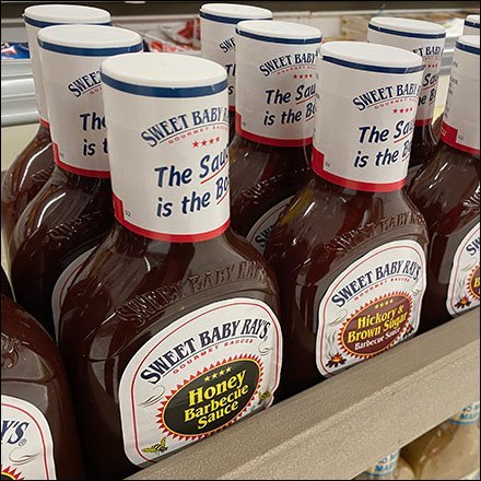 Half-Height Wooden Condiments Rack