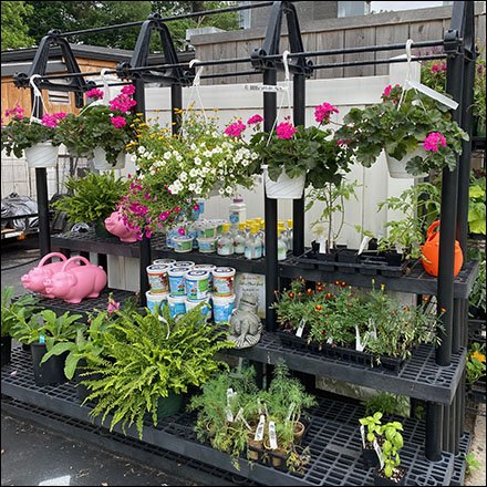 Floral Bench Rack Display Revisited
