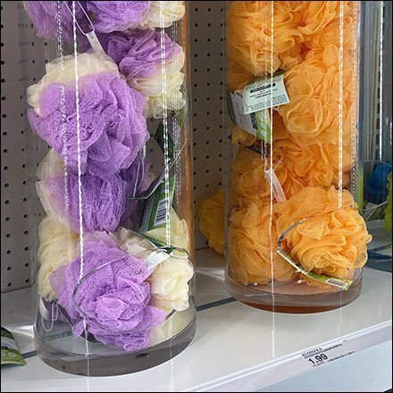 Bath Sponge Acrylic Gravity-Feed
