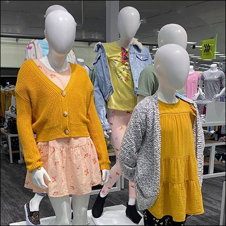 Be-Kind Back-to-School Mannequin Tableau