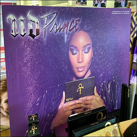 Urban-Decay Prince Cosmetics Display