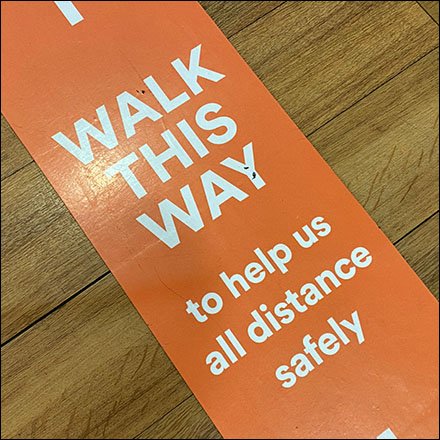 Ulta Walk-This-Way Straight-Line Floor Graphic