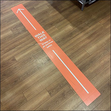 Ulta Walk-This-Way Straight-Line Floor Graphic