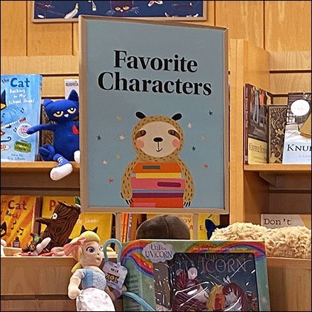 Barnes & Noble Famous Characters Tower
