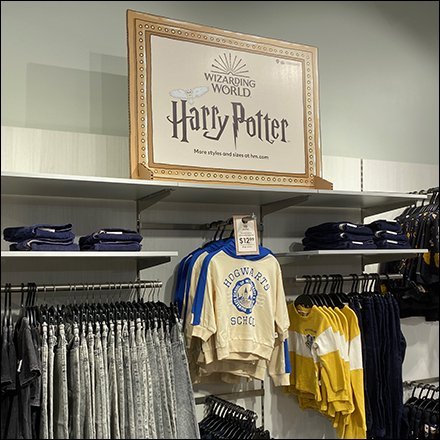 H&M Harry-Potter Children's Apparel Display