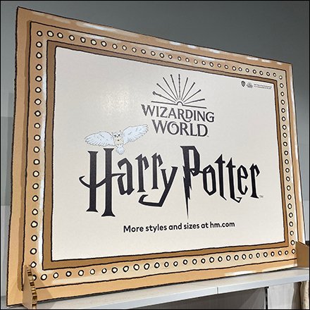H&M Harry-Potter Toddler Apparel Display
