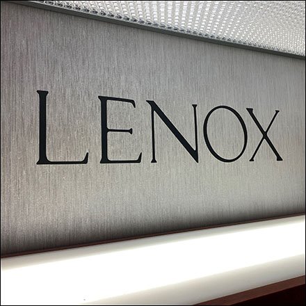 Macy's Lenox Tableware Wall Display