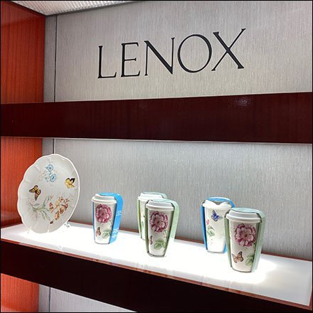 Macy's Lenox Tableware Wall Display