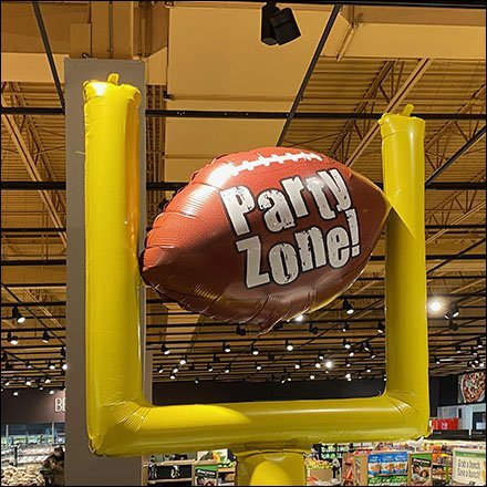 Party-Zone Football Goalpost Inflatable