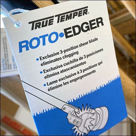 True-Temper Long-Handled Roto-Edger Display  