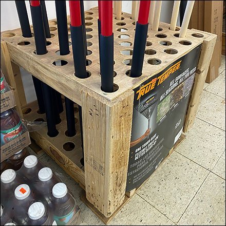 True-Temper Long-Handled Rake Decoy Display