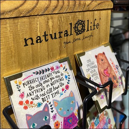 Natural-Life Quotes Table-Top Spinner