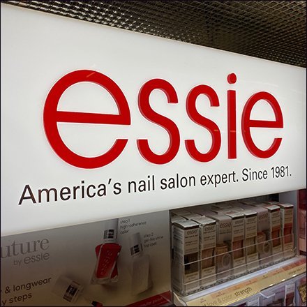 Edge-Lit Essie Nail Salon Display