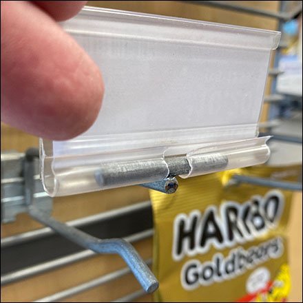 Slatwire Flip-Front Label Holders at FedEx