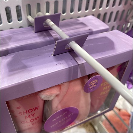 H&M Self-Care-Kit Slotwall Display Hooks