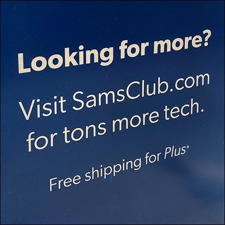 Looking for More Tech Table-Top Sign