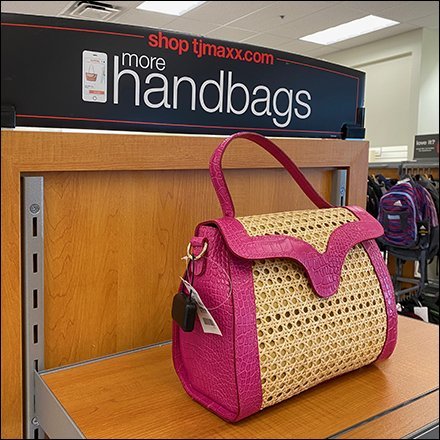 TJMaxx More Handbags Endcap Display Feature