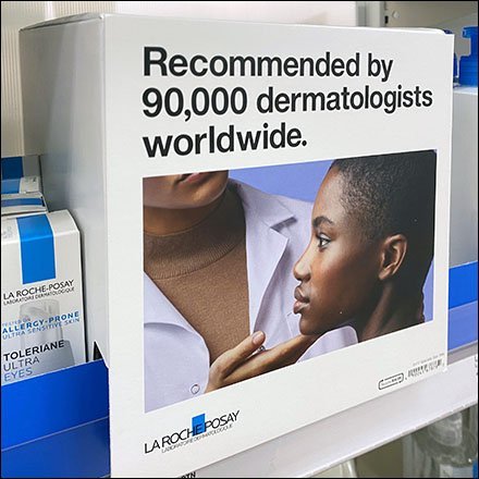 Cosmetics Dimensional Shelf-Sign Details