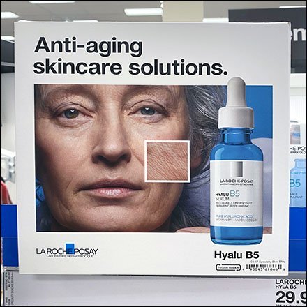 Cosmetics Dimensional Shelf-Sign Details
