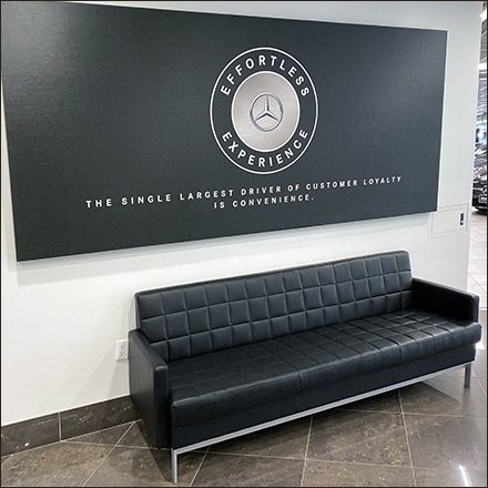 Mercedes-Benz Rectilinear VIP Bench Seating