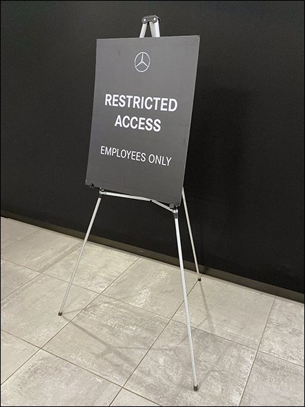 Mercedes-Benz Restricted Access Employees Only