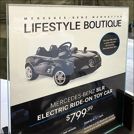 Mercedes-Benz Miniature Sports Car Features