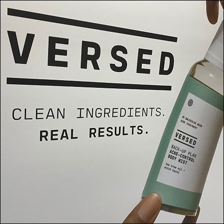 Versed Vegan-Formulated Cosmetics Endcap