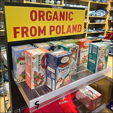 Polish Organic Merchandising Display