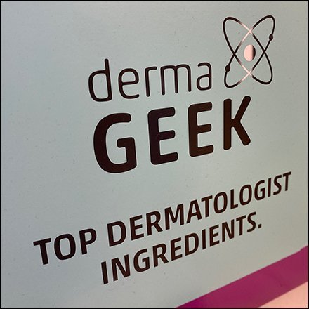 Derma-Geek Top Ingredients Moisturizer Display
