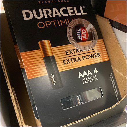 In-Aisle Oversize Duracell Battery Display