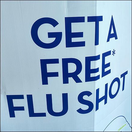 Free Flu Shot Outdoor Advertising