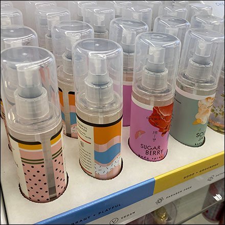 Good Chemistry Body Spray Display