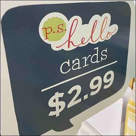Greeting Card Speech Bubble Promo Flag
