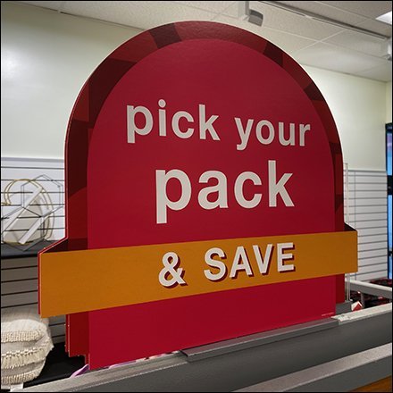 Pick-Your-Pack Backpack Display at TJMaxx