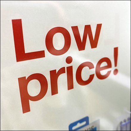 Harry's Razors Low-Price Promo Flag