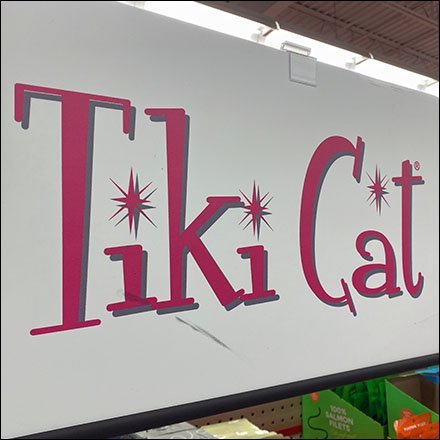 Tiki Cat Oversize Cat Food Endcap